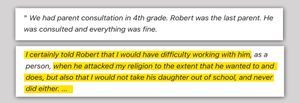 March 26, 2005: A teacher detailed how she told Robert Dam she would not deregister his daughter. It was Dam, she said, who took his daughter out of the school.