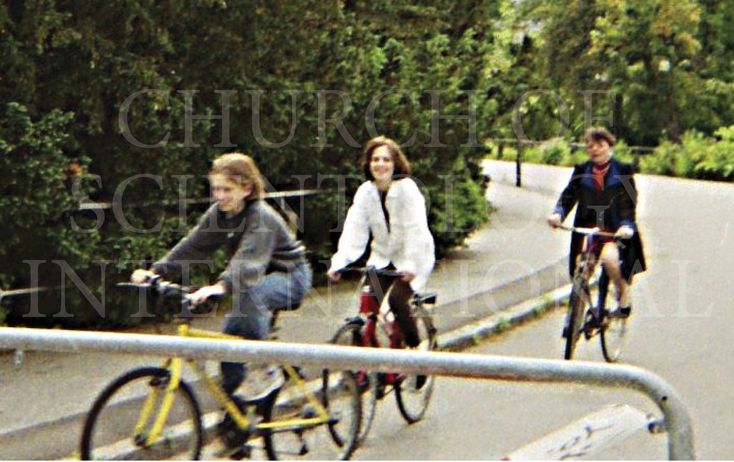 Family biking trip