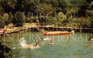 Swimming was a favorite Cadet activity